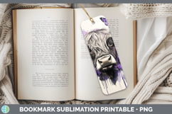 GorgeousBS04 Purple Drips Bookmark design.