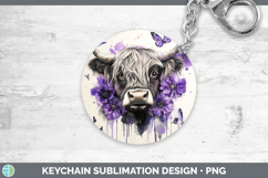 GorgeousBS04 Purple Drips Keychain design.
