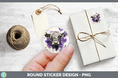 GorgeousBS04 Purple Drips Stickers design.