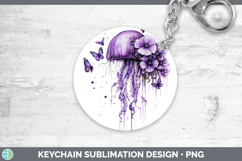 GorgeousBS04 Purple Drips Keychain design.
