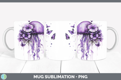 GorgeousBS04 Purple Drips Mug Wrap design.