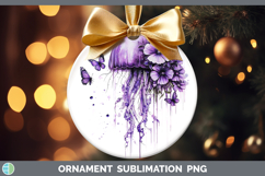 GorgeousBS04 Purple Drips Ornament design.