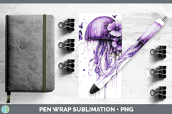 GorgeousBS04 Purple Drips Pen Wrap design.