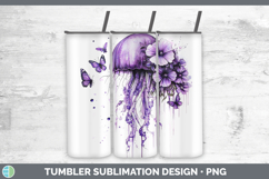 GorgeousBS04 Purple Drips Tumbler design.