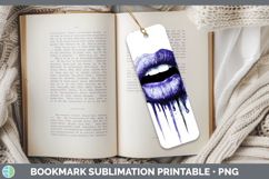 GorgeousBS04 Purple Drips Bookmark design.
