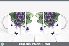 GorgeousBS04 Purple Drips Mug Wrap design.