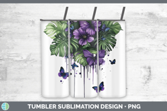 GorgeousBS04 Purple Drips Tumbler design.