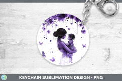 GorgeousBS04 Purple Drips Keychain design.