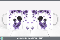 GorgeousBS04 Purple Drips Mug Wrap design.