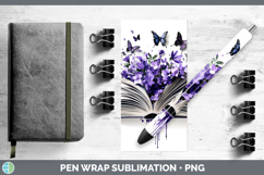 GorgeousBS04 Purple Drips Pen Wrap design.