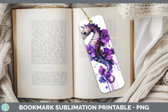 GorgeousBS04 Purple Drips Bookmark design.