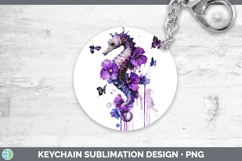 GorgeousBS04 Purple Drips Keychain design.