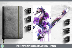 GorgeousBS04 Purple Drips Pen Wrap design.