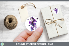 GorgeousBS04 Purple Drips Stickers design.