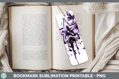 GorgeousBS04 Purple Drips Bookmark design.