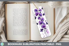 GorgeousBS04 Purple Drips Bookmark design.