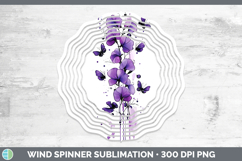 GorgeousBS04 Purple Drips Wind Spinner design.