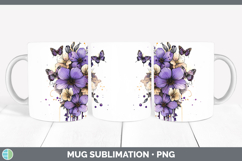 GorgeousBS04 Purple Drips Mug Wrap design.