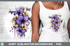 GorgeousBS04 Purple Drips Shirt design.