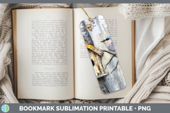 GorgeousBS04 Thick Paint Bookmark design.