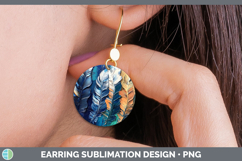GorgeousBS04 Thick Paint Round Earrings design.