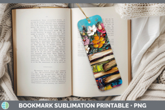 GorgeousBS04 Thick Paint Bookmark design.