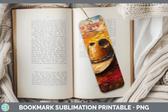 GorgeousBS04 Thick Paint Bookmark design.