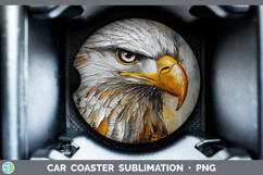 GorgeousBS04 Thick Paint Car Coaster design.