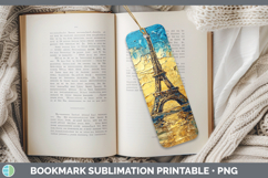 GorgeousBS04 Thick Paint Bookmark design.