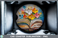 GorgeousBS04 Thick Paint Car Coaster design.