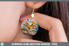 GorgeousBS04 Thick Paint Round Earrings design.