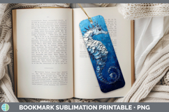 GorgeousBS04 Thick Paint Bookmark design.