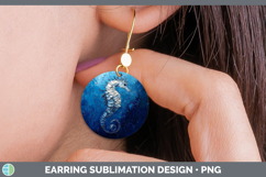 GorgeousBS04 Thick Paint Round Earrings design.