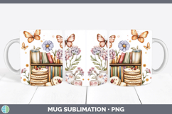 GorgeousBS05 Bookshelf Mug Wrap design.