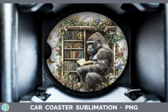GorgeousBS05 Bookshelf Car Coaster design.