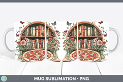 GorgeousBS05 Bookshelf Mug Wrap design.