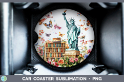GorgeousBS05 Bookshelf Car Coaster design.