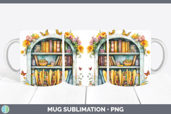 GorgeousBS05 Bookshelf Mug Wrap design.