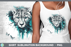 GorgeousBS05 Teal Drips Shirt design.