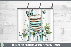 GorgeousBS05 Teal Drips Tumbler design.
