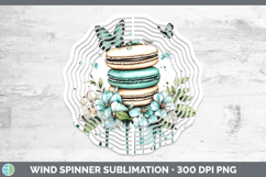 GorgeousBS05 Teal Drips Wind Spinner design.