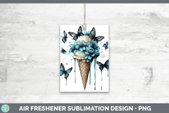 GorgeousBS05 Teal Drips Air Freshener design.