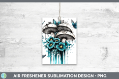 GorgeousBS05 Teal Drips Air Freshener design.