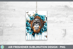 GorgeousBS05 Teal Drips Air Freshener design.