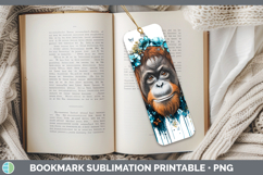 GorgeousBS05 Teal Drips Bookmark design.