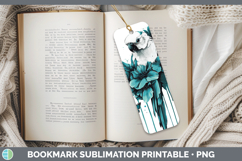 GorgeousBS05 Teal Drips Bookmark design.