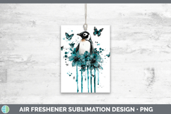 GorgeousBS05 Teal Drips Air Freshener design.