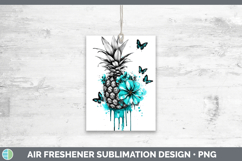 GorgeousBS05 Teal Drips Air Freshener design.
