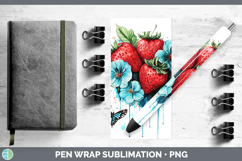 GorgeousBS05 Teal Drips Pen Wrap design.