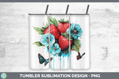 GorgeousBS05 Teal Drips Tumbler design.